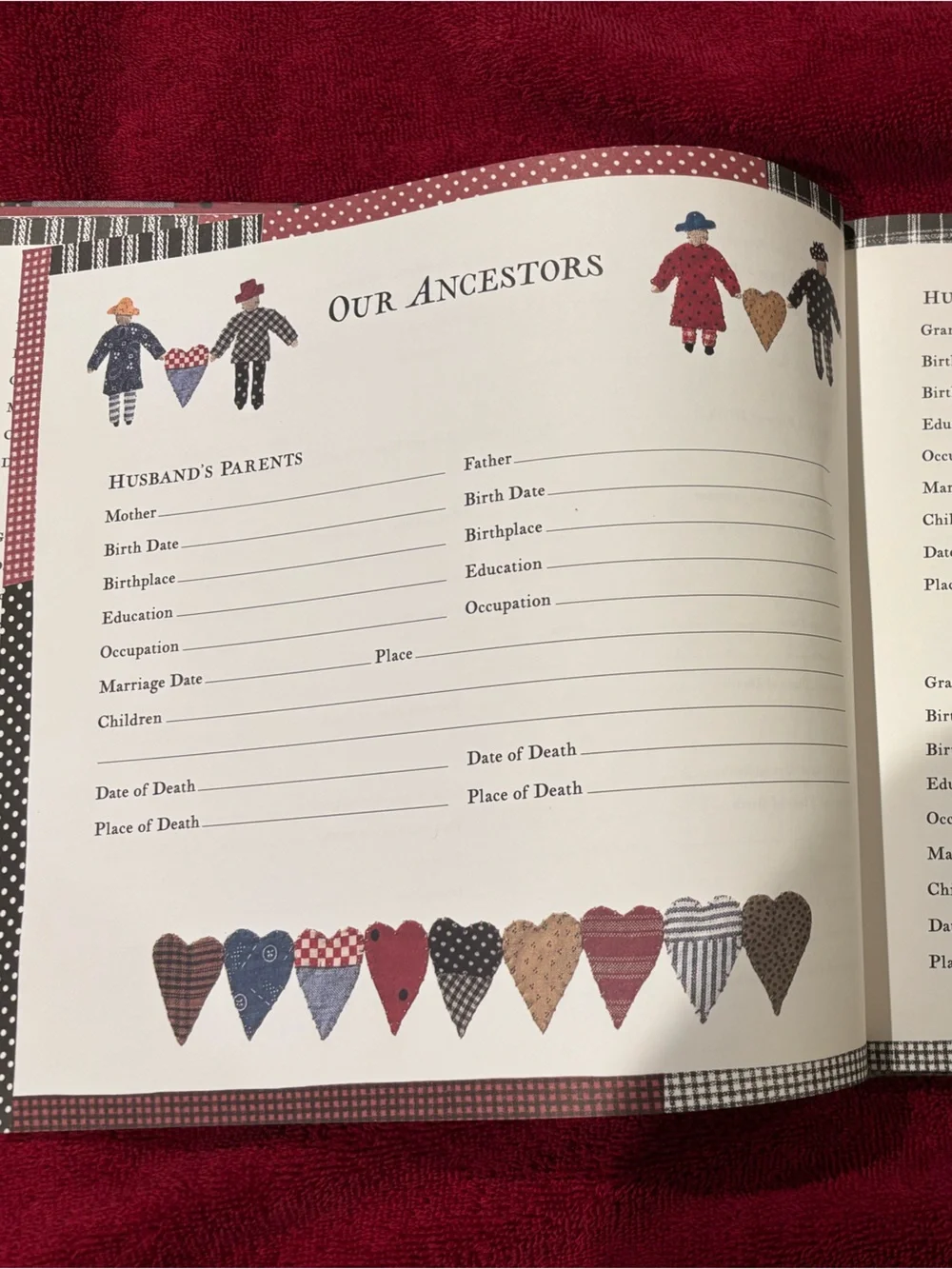 Family Genealogy Book by Hallmark
